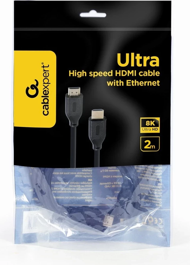 Kabllo HDMI Gembird CC-HDMI8K-2M, e Zezë
