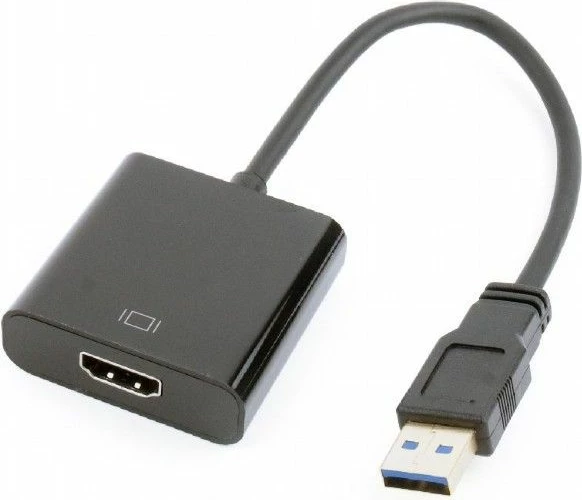 Adapter USB-A në HDMI Gembird A-USB3-HDMI-02 USB 3.0, i zi