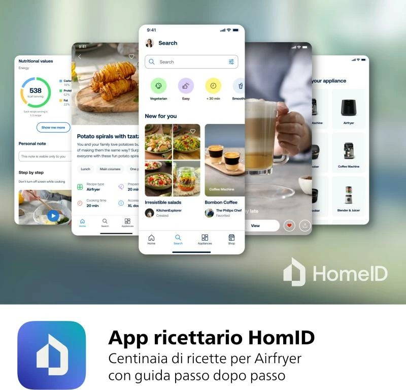 Fritezë ajri, Philips HD9270/96 XL, Rapid Air, ekran me prekje, e zezë