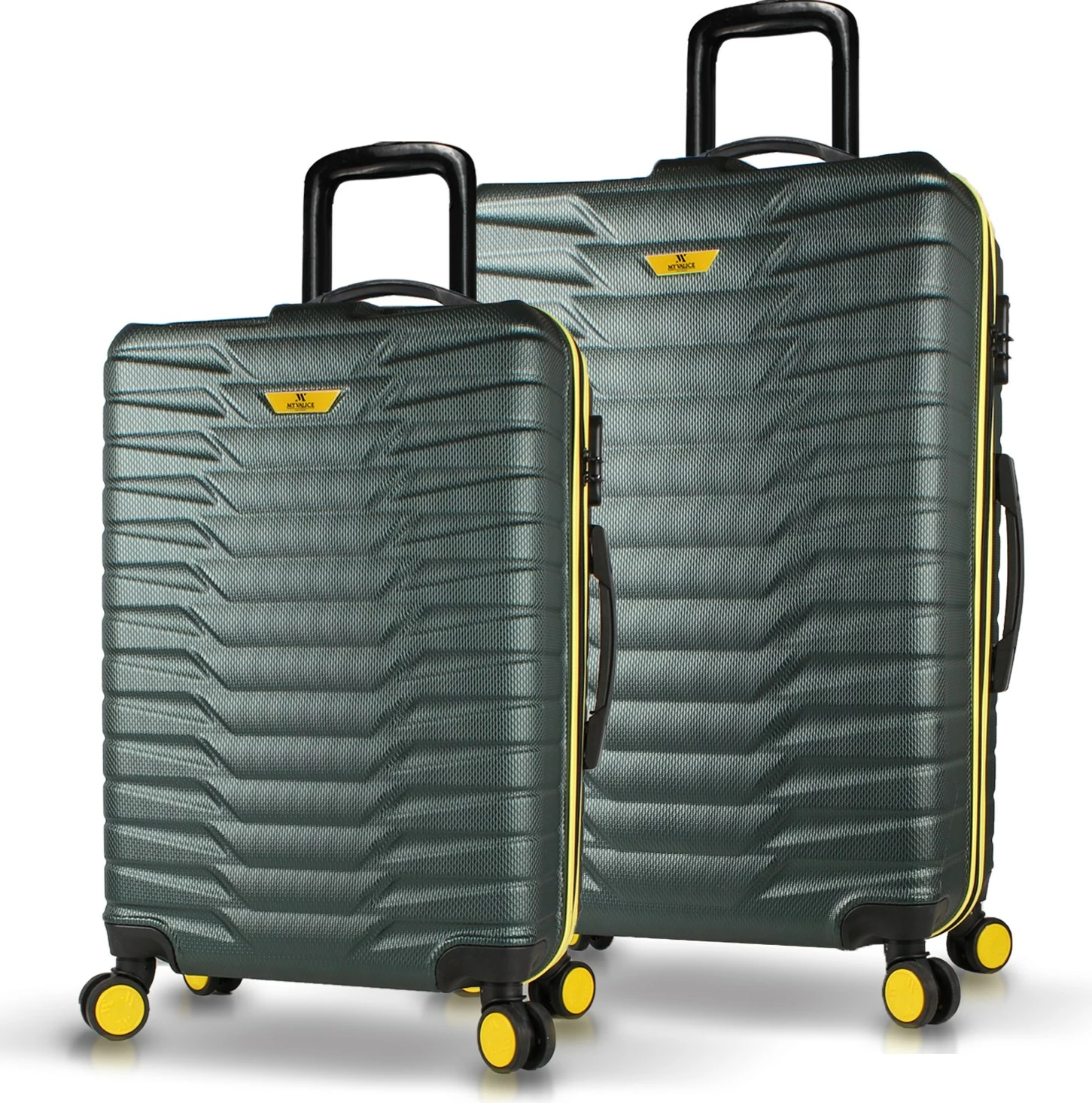 Set valixhesh (2 copë), Zoozie Bags, 5820, ngjyrë kaki