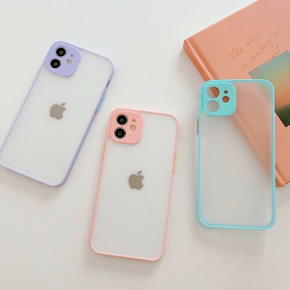 Mbështjellës silikoni Hurtel Milky Case për Samsung Galaxy S21+ 5G, kaltër