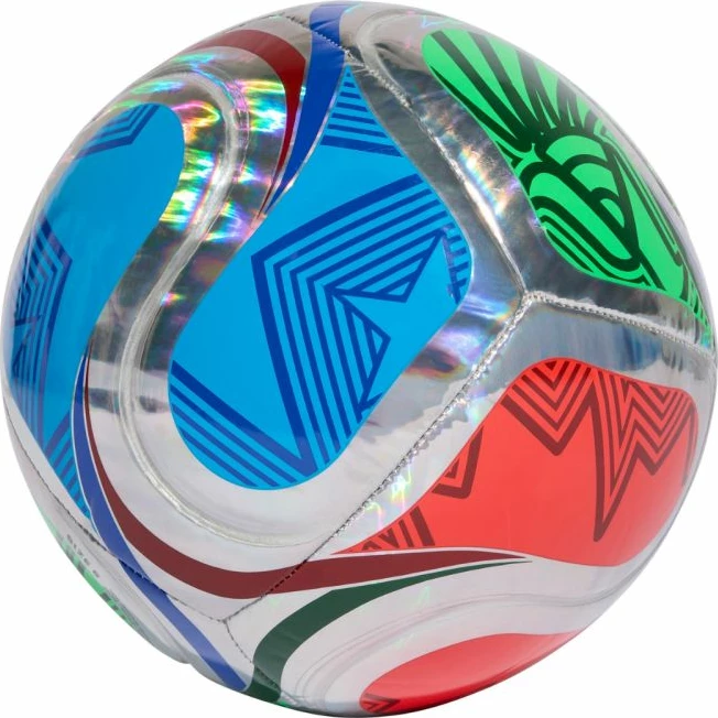Top futbolli adidas, gri/argjendtë [Madhësia: 5]
