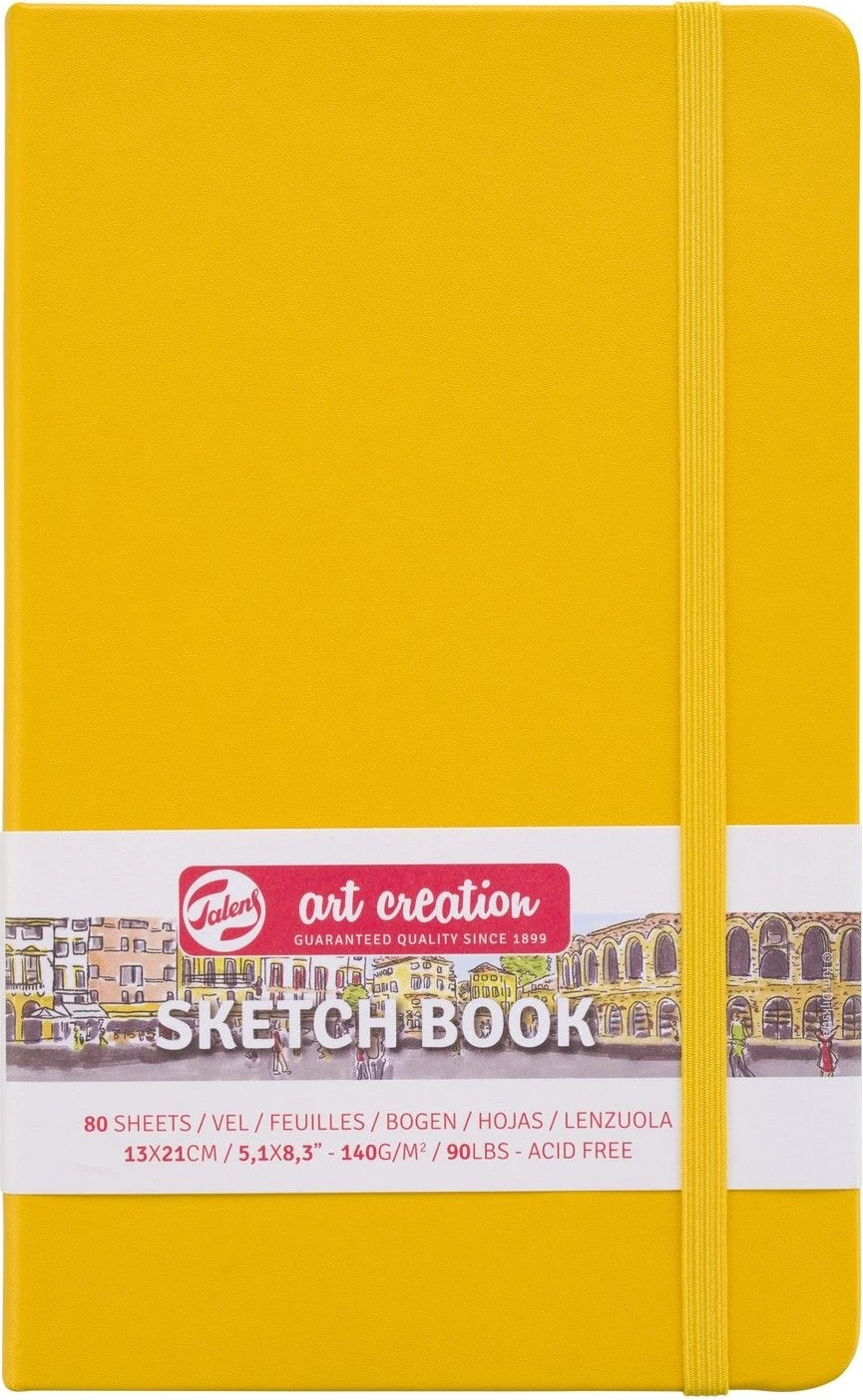 Talens Art Creation Sketch Book – Yellow (13 × 21 cm)
