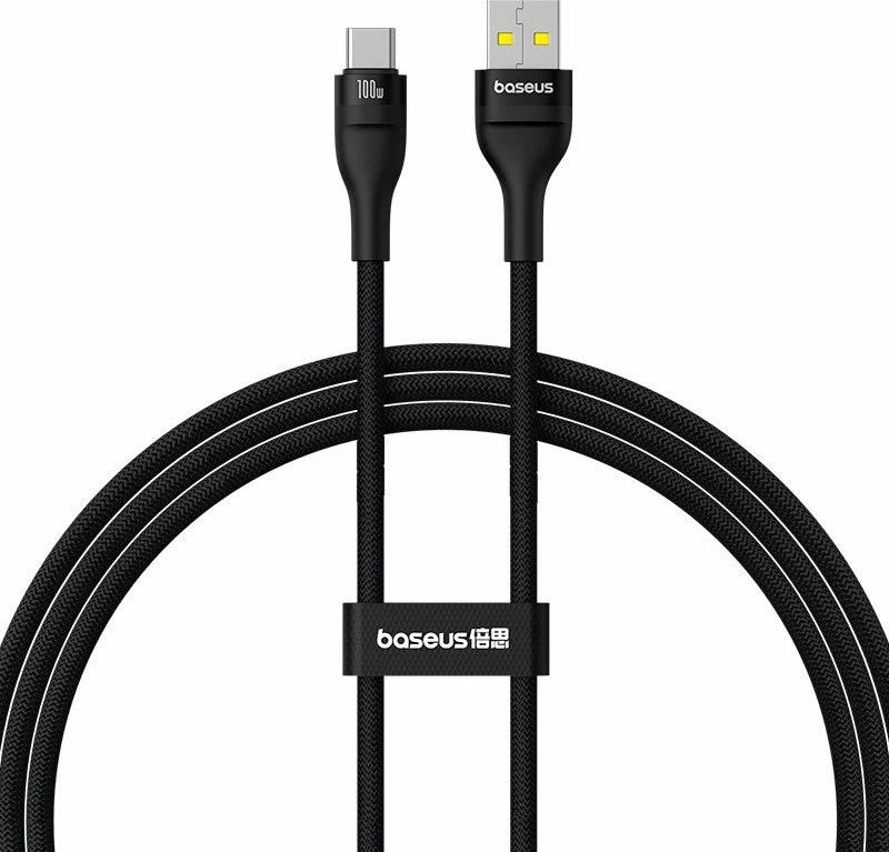 Kabllo USB-USB C Baseus, e zezë