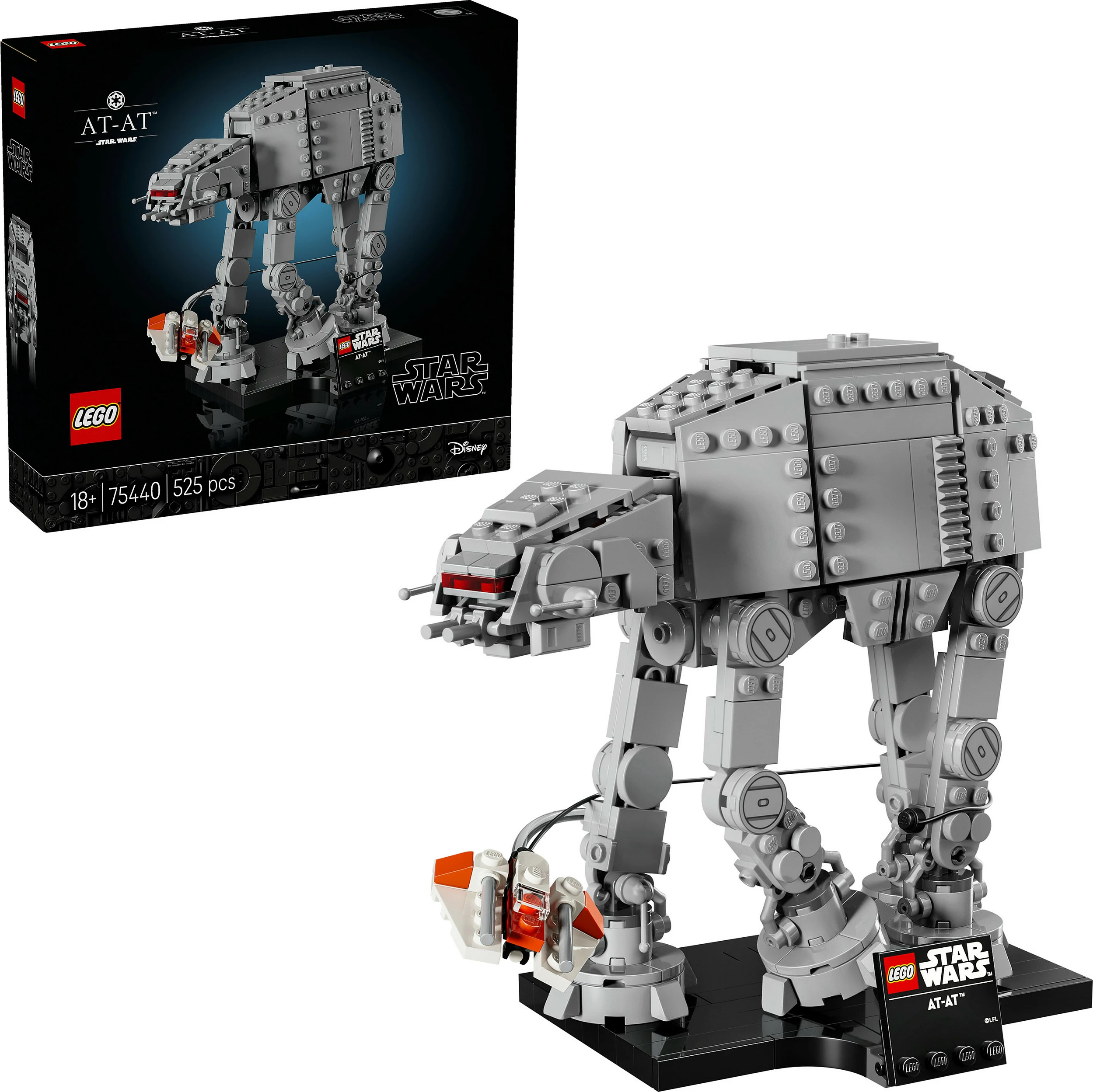 Set ndërtimi LEGO Star Wars AT-AT 75440, 525 copë, 18+, shumëngjyrësh