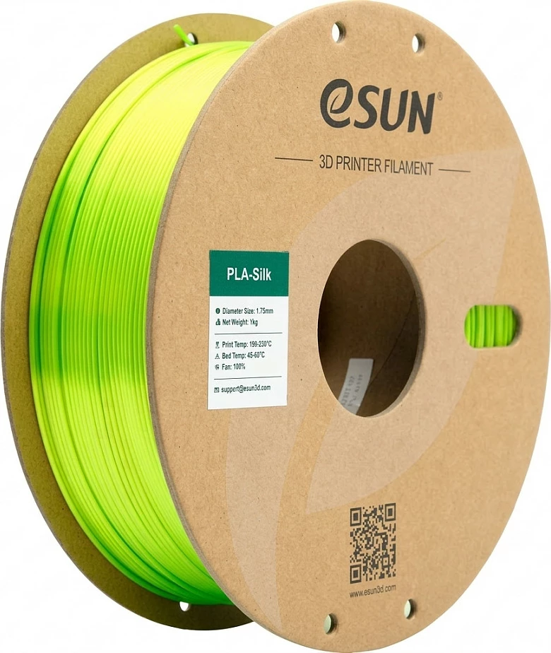 Filament 3D eSun PLA-Silk 1.75mm 1kg, Lime