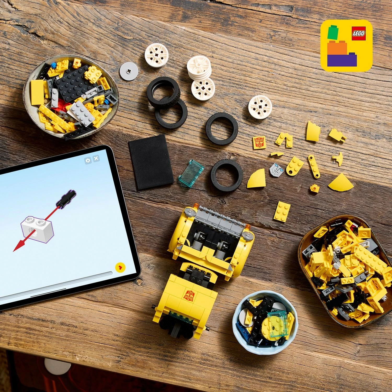 Set ndërtimi LEGO Bumblebee, 950 pjesë, shumëngjyrësh