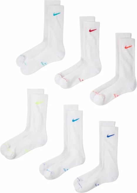 Çorape Nike Everyday Elevated HQ8021 906, të bardha, set 6 palë