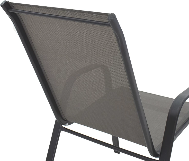 Karrige metalike e grumbullueshme, ngjyrë antracit, 55x75x95cm