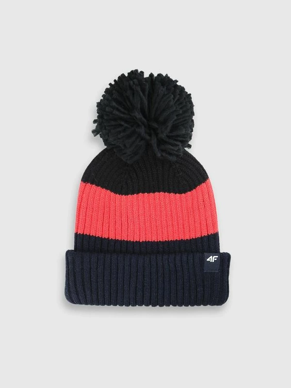 Kapelë dimri për fëmijë 4f me pompon