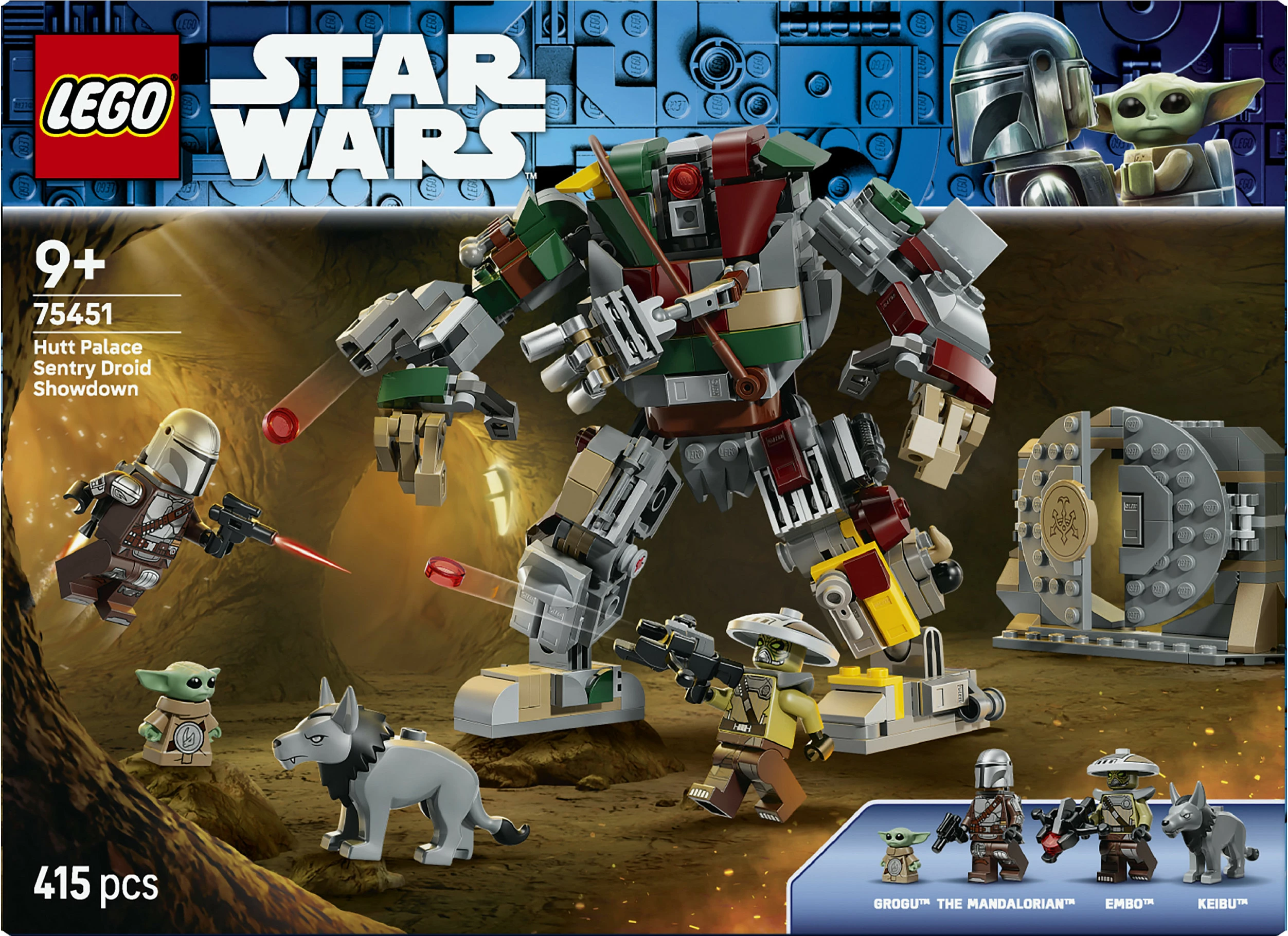 Set ndërtimi LEGO Star Wars 75451 Hutt Palace Showdown, 415 copë, 9+