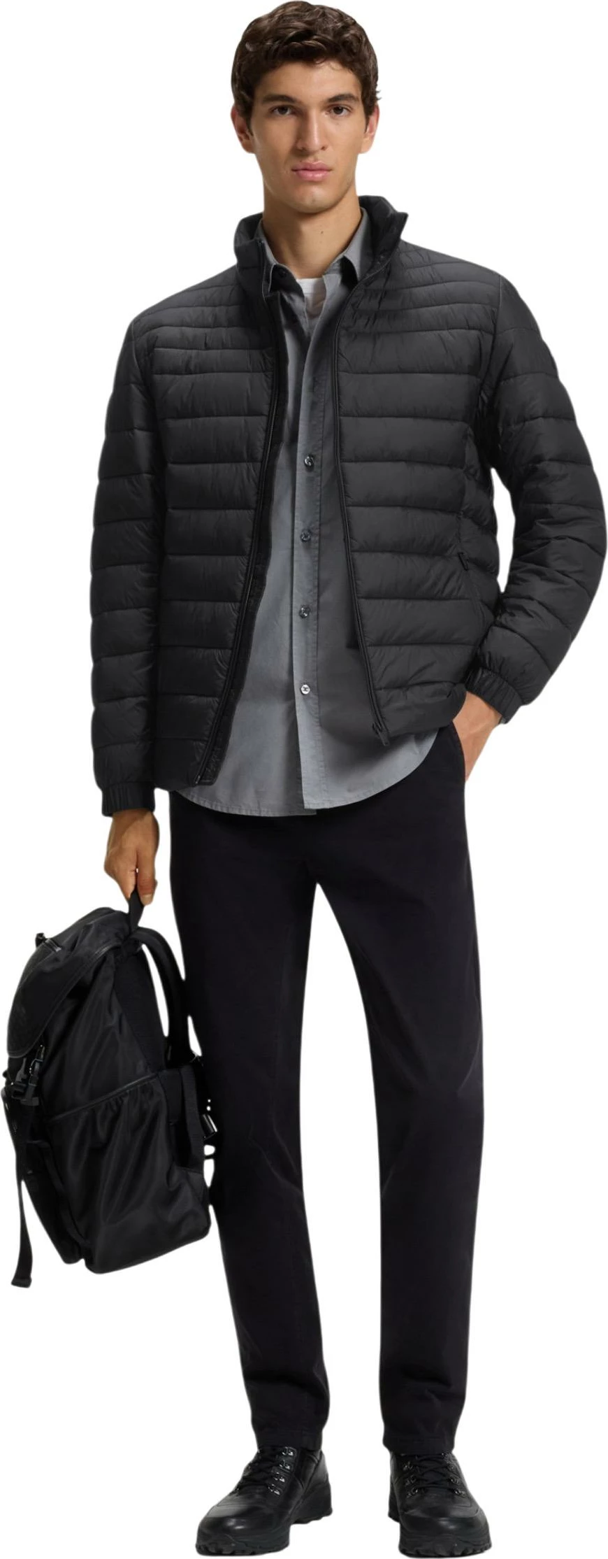 Jakne për meshkuj BOSS Oden2 50549252, e zezë [Madhësia: M]