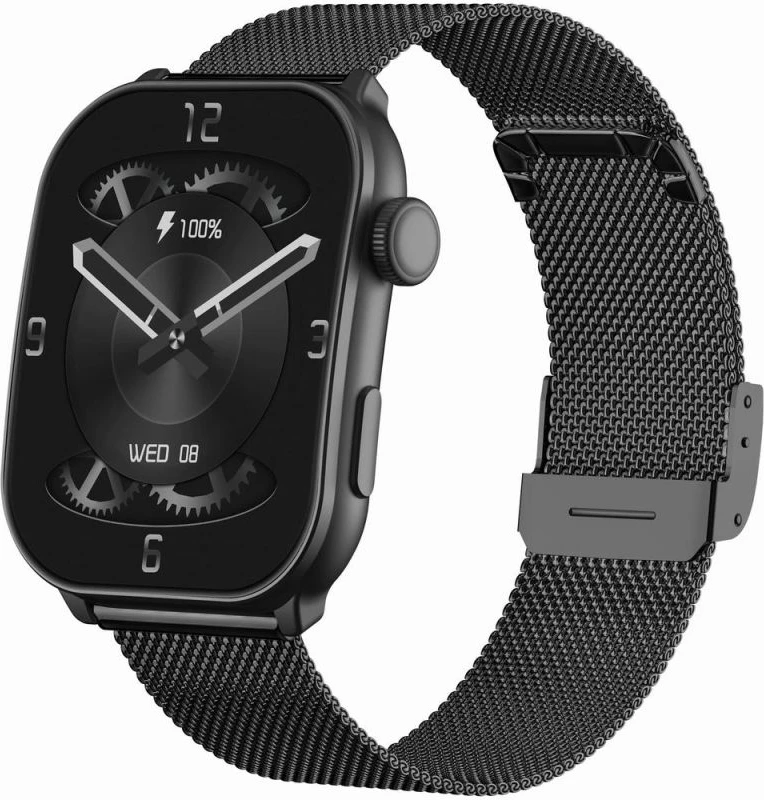 Smartwatch për meshkuj Gravity, portokalli e zezë