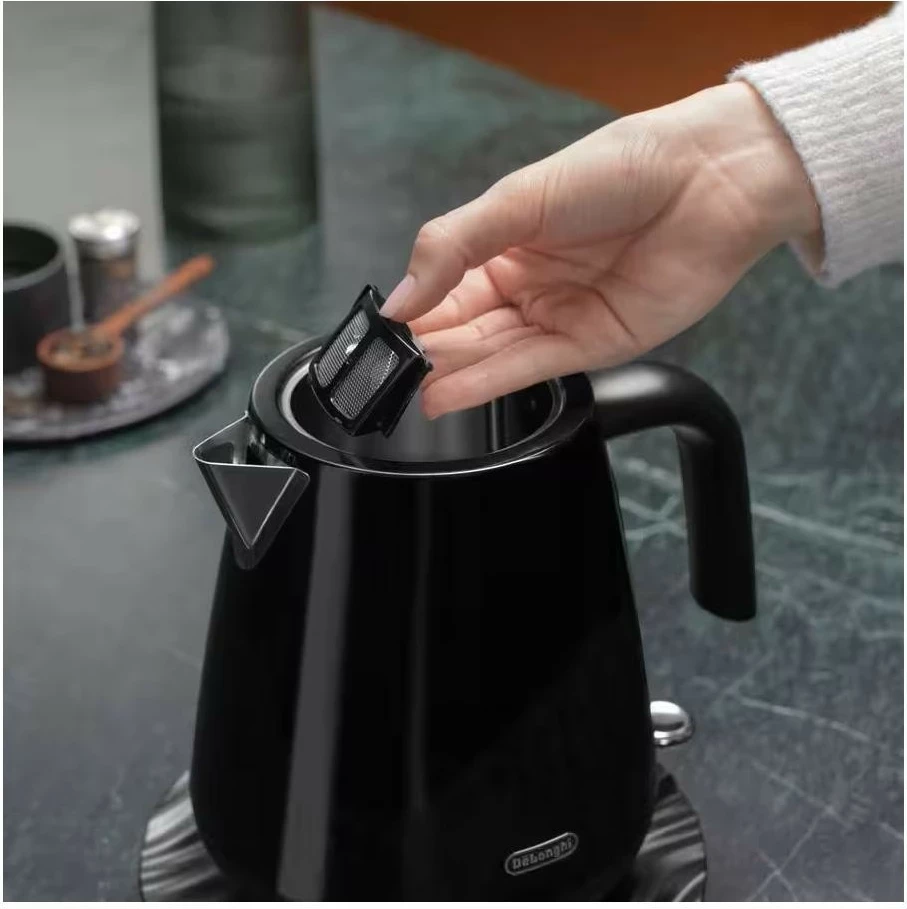 Çajnik elektrik DeLonghi Eclettica KBY2001, 1.7L, inox, i zi