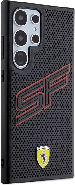 Mbështjellës Ferrari Big SF Perforated për Samsung Galaxy S24 Ultra, i zi