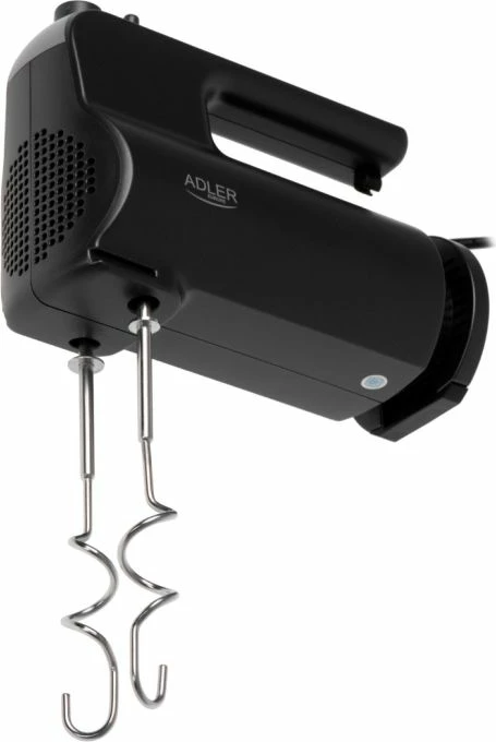 Mikser dore Adler AD4230, 5 shpejtësi, Turbo, 300W/550W, 4 shtojca, me tabakë ruajtjeje, i zi