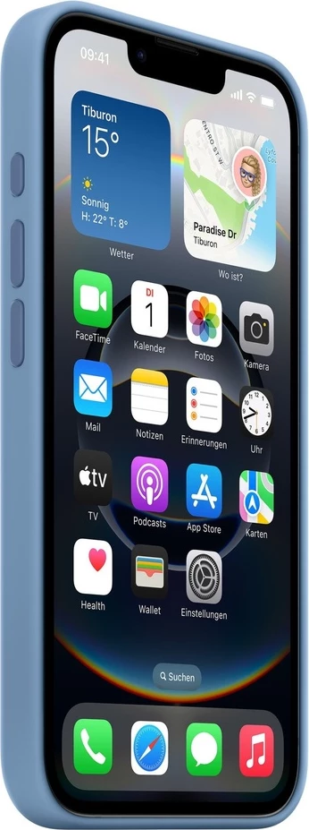 Apple iPhone 16e Silicone Case Winter Blue