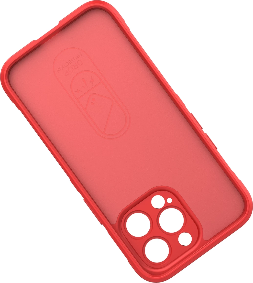 Mbështjellës Hurtel Magic Shield Case për iPhone 13 Pro, TPU, Kuqe