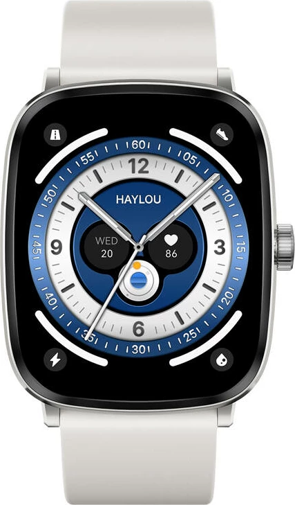 Smartwatch Haylou RS5, 2.01" AMOLED, IP68, Argjend