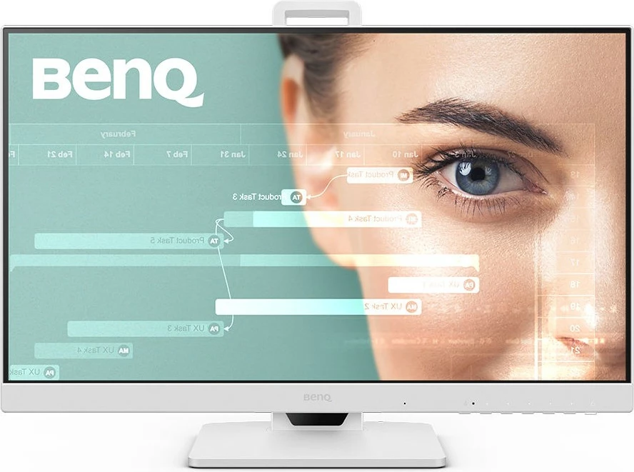Monitor BenQ GW2486TC, 23.8 inç, Full HD, i bardhë