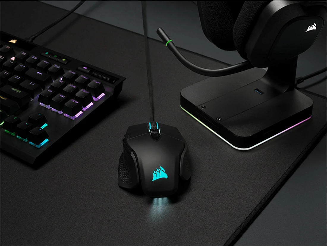 Maus Corsair M65 RGB ULTRA, gaming, me kabllo, RGB, ngjyrë e zezë
