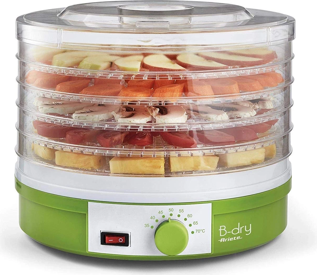 Tharës ushqimi Ariete 616 B-Dry, kontrolli i temperaturës, bardhë