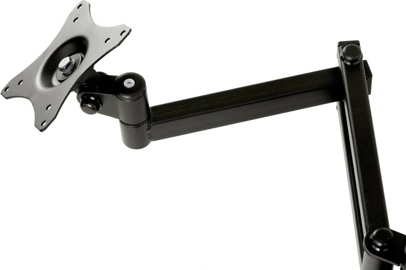 Mbajtës tavoline për monitor Edbak SV04 me krah të dyfishtë, për 10-29 inç, VESA 75x75/100x100, i zi