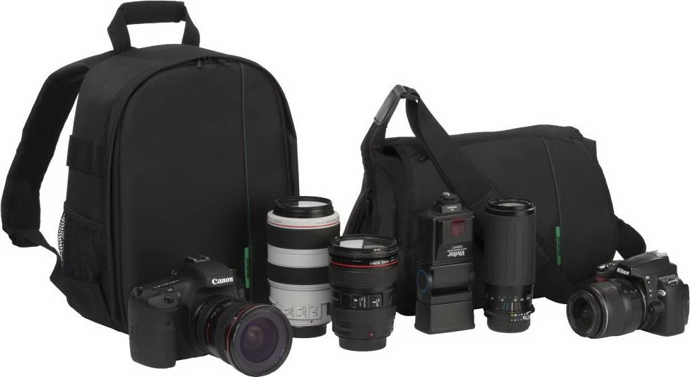 Çantë kamerash RIVACASE Green Mantis 7450, 5 ndarje, e gjelbër/zezë