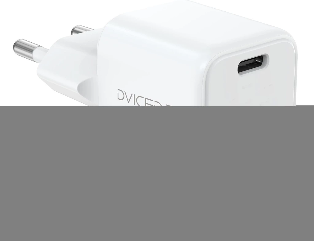 Dviced Wall charger 30W GaN USB-C EU - White