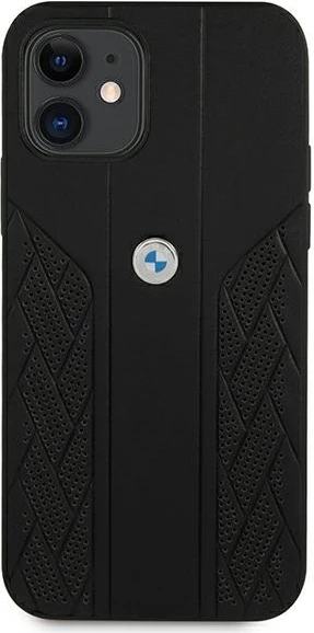 Mbështjellës BMW Curve Perforate për iPhone 12 mini, 5.4", i zi