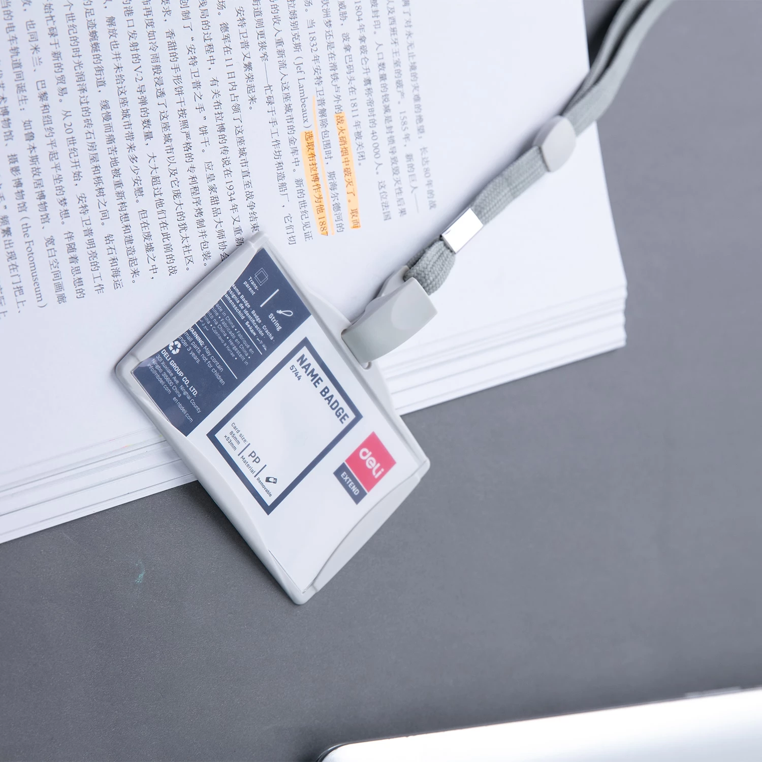 DELI Mbajtës për ID kartelë 5744