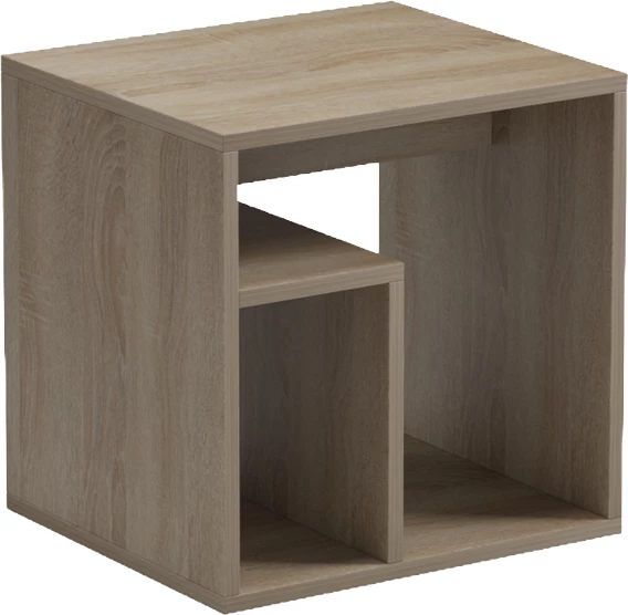 Tavolinë anësore Doublo, ngjyrë sonoma, 40x35x40cm