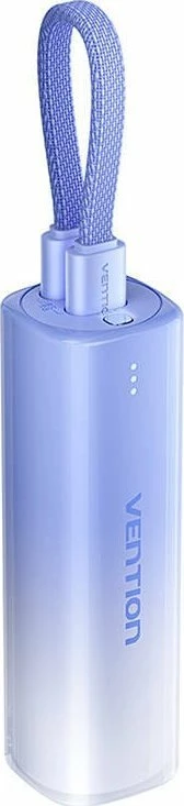Powerbank Vention FHWL0 5000mAh, 20W, USB-C, me LED indikator, blu