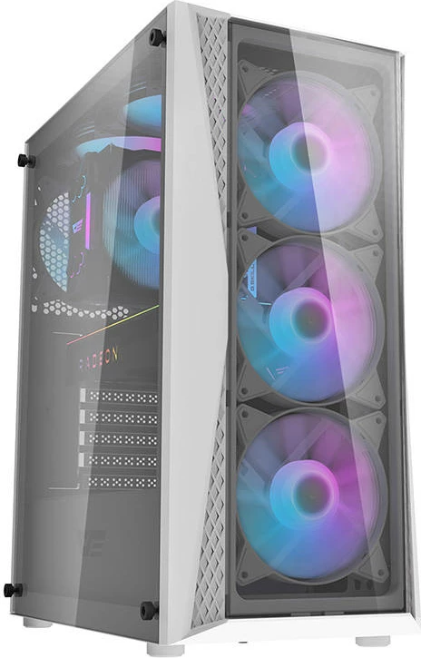 Kasë Darkflash DK352 Plus, Middle Tower, 4 ventilatorë ARGB, bardhë/zezë