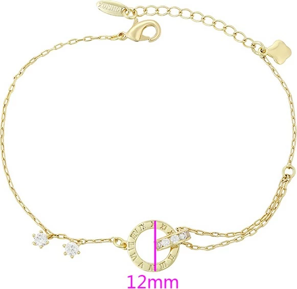 Byzylyk dore ne modë, i praruar në ari 14K BDA12