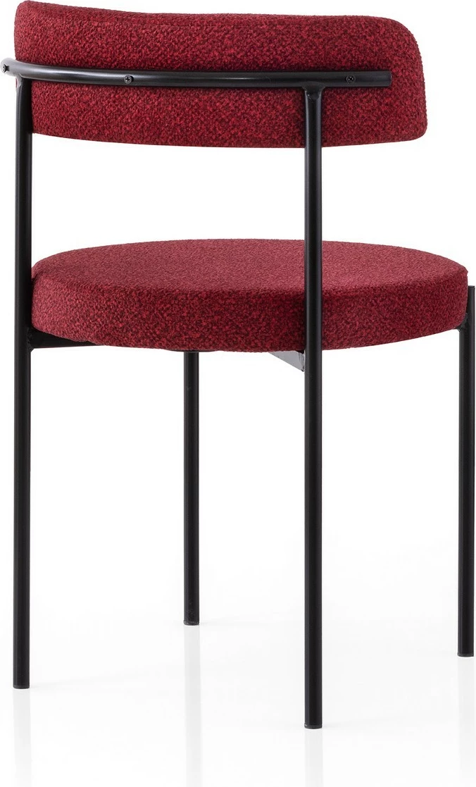 Set karrigesh (2 copë), Hanah Home, Gını - 4009 V2, e zezë dhe e kuqe