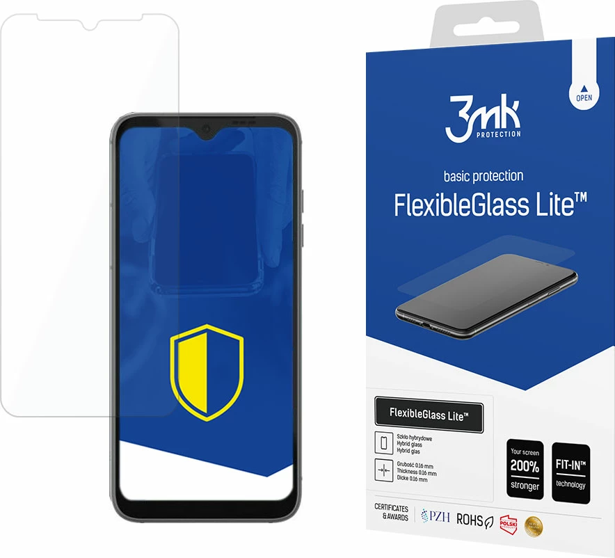 Xham hibrid mbrojtës për ekran, 3mk Protection FlexibleGlass Lite për Fairphone 4