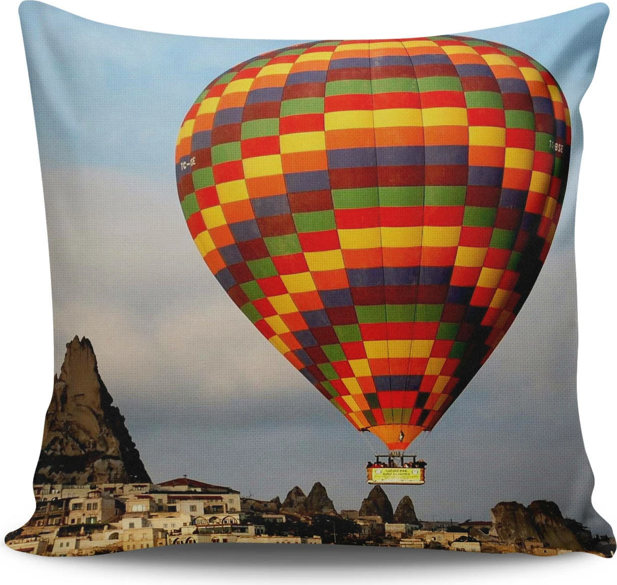 Jastëk dekorativ Aberto Design, shumëngjyrësh, KPDKRLNT-3, 43x43cm