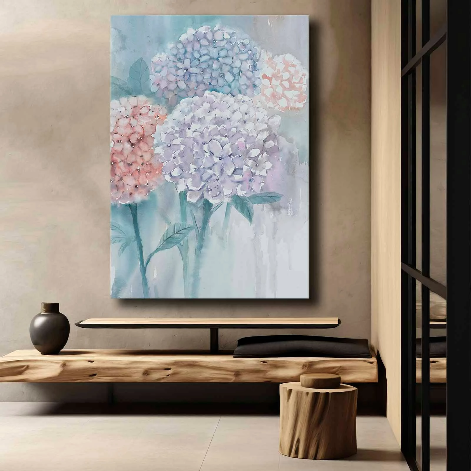 Pikturë dekorative në kanavacë, shumëngjyrëshe, 70x100cm, Wallity