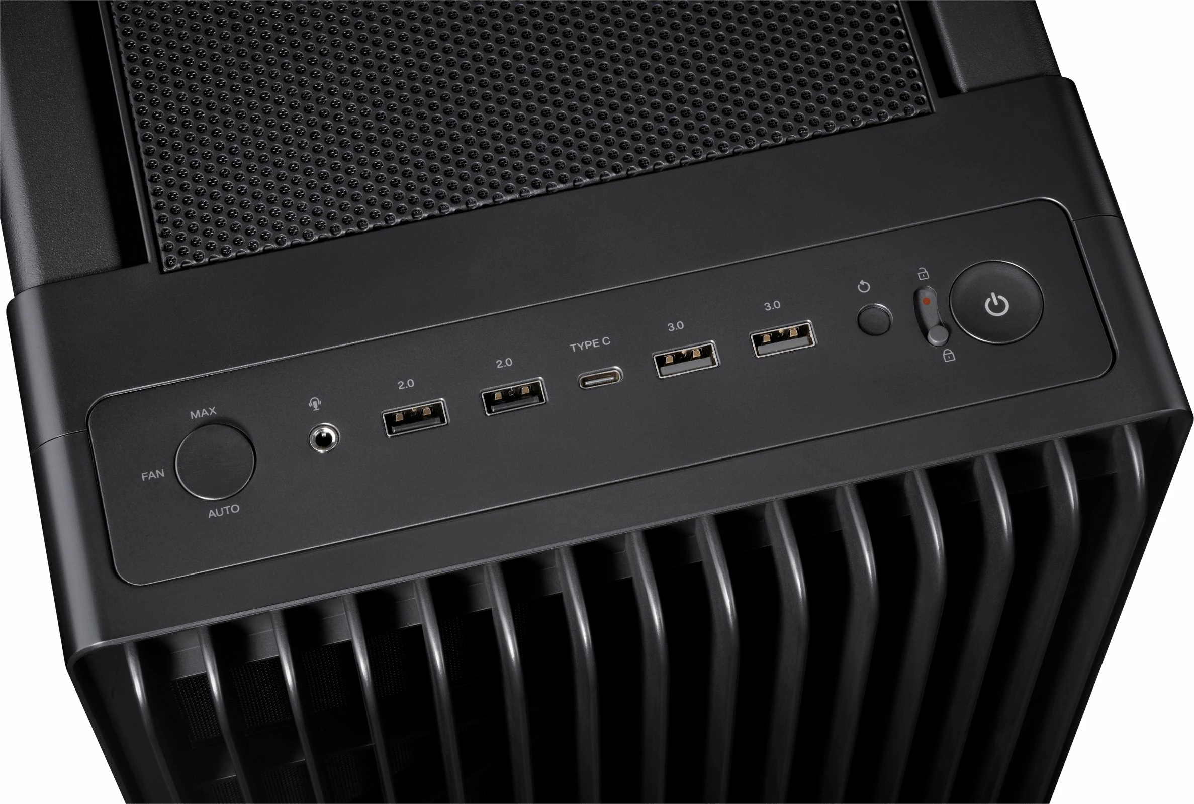 Kasë Asus ProArt PA602 (90DC00J0-B09000) midi tower ATX/eATX me 2x200mm + 1x140mm fan, USB Type-C, e zezë