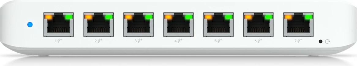 Switch Ubiquiti Ultra 60W, 8 porta, Gigabit, Managed, PoE, i bardhë