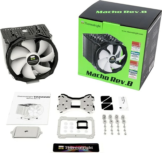 Cooler Thermalright Macho Rev.B, 1 fan, 6 heat pipes, Silver