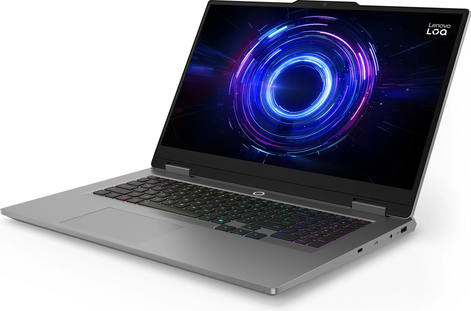 Laptop Lenovo LOQ 17IRX10, i7-14700HX, 16GB RAM Memorje, 512GB SSD, GeForce RTX 5070 8GB, 17.3" FHD, FreeDOS, Luna Grey 3