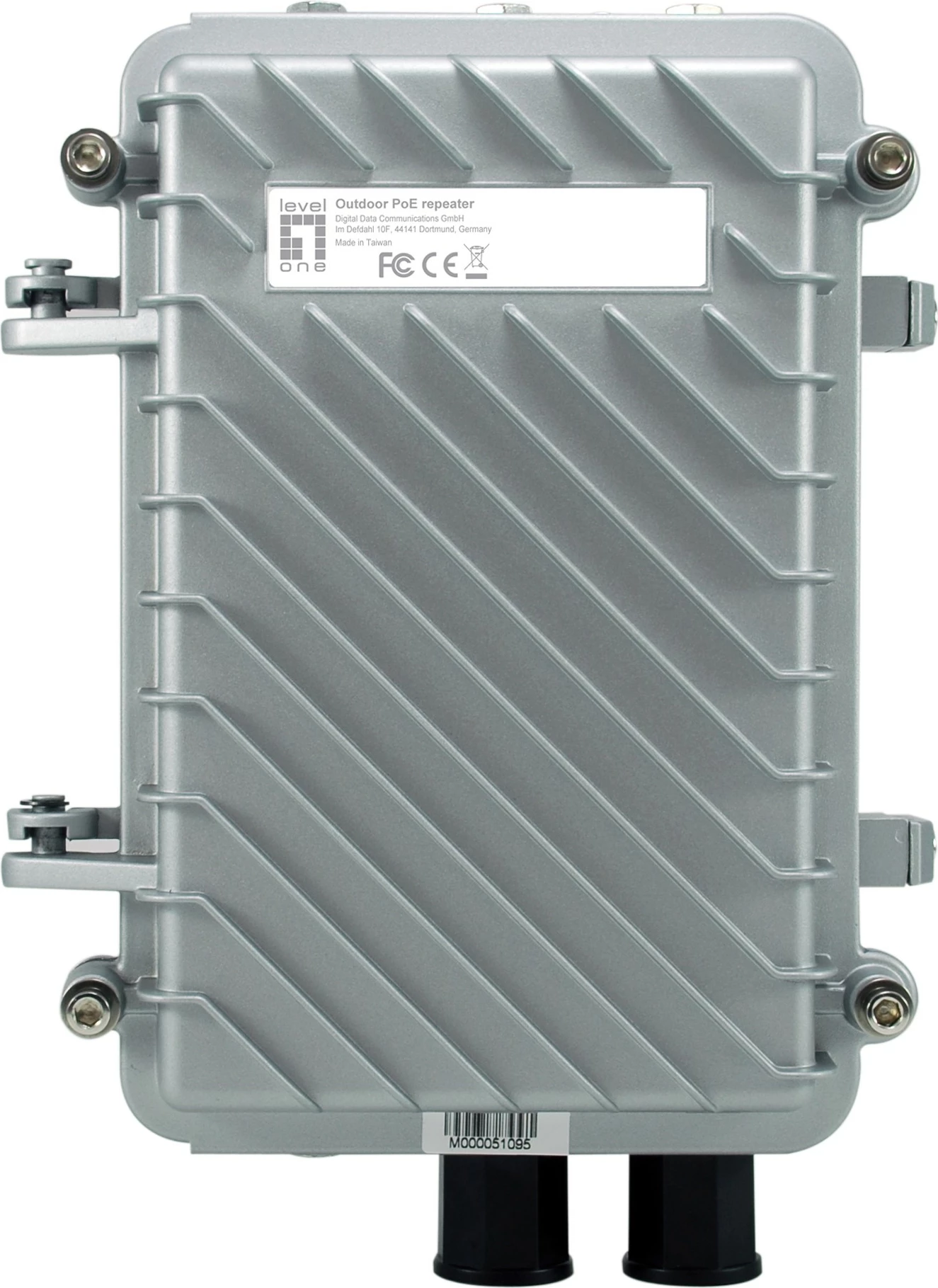 Përsëritës rrjeti LevelOne POR-1100, PoE, 100m, IP66, argjendtë