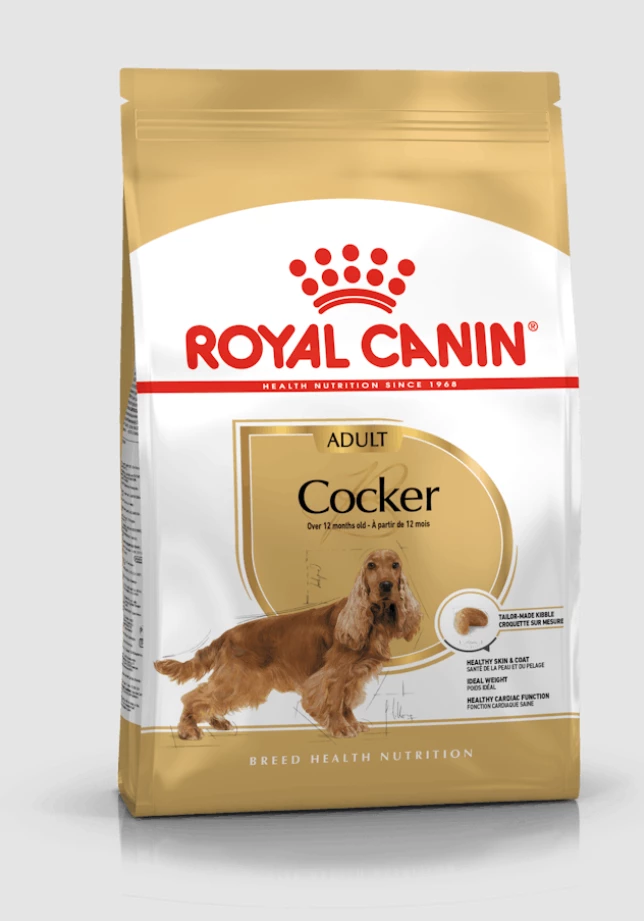 Ushqim i thatë për qen Cocker Adult Royal Canin, 3 kg