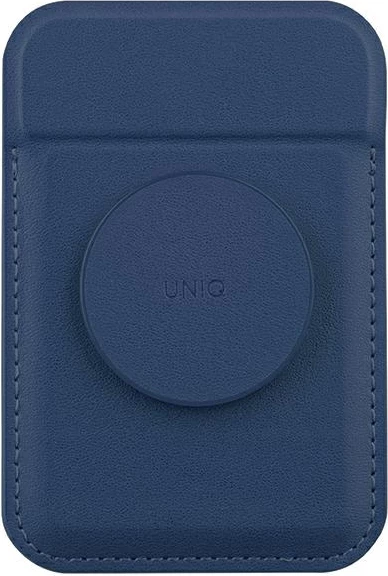Mbështjellës magnetik për kartela UNIQ Flix, me stand, për smartphone, Kaltër navy