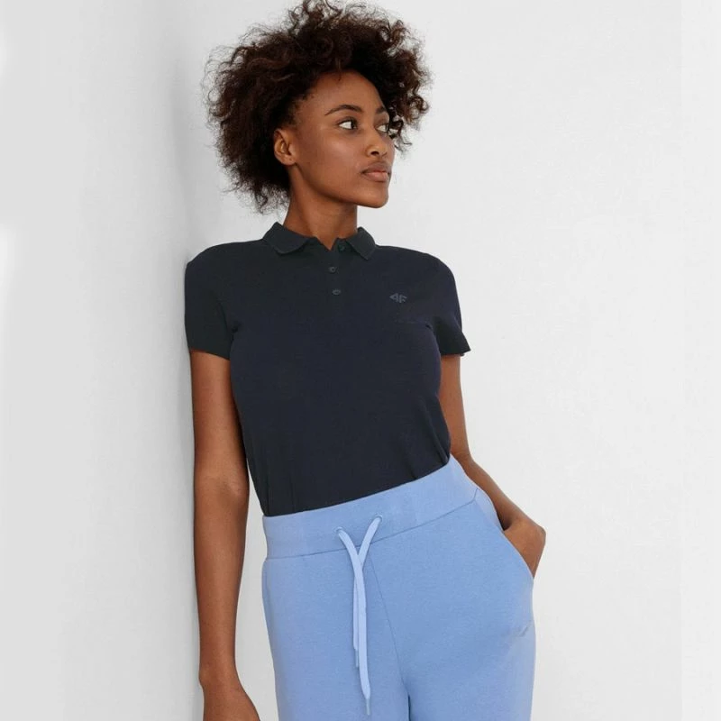 Maicë polo për femra 4F, blu marine [Madhësia: XS]