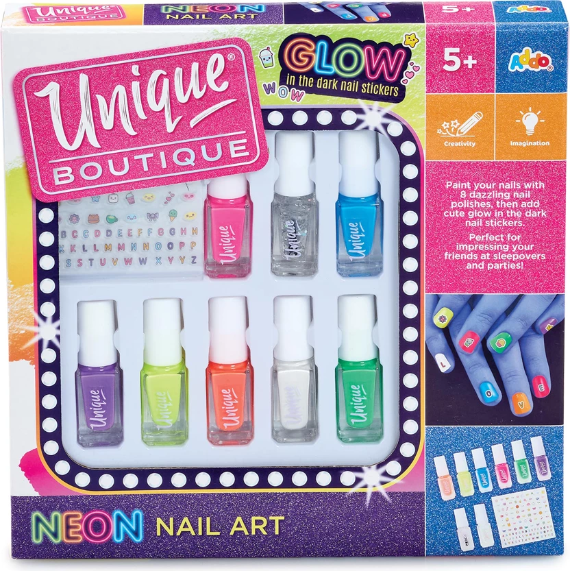 Set Kreativ për Thonjë Unique Boutique Neon