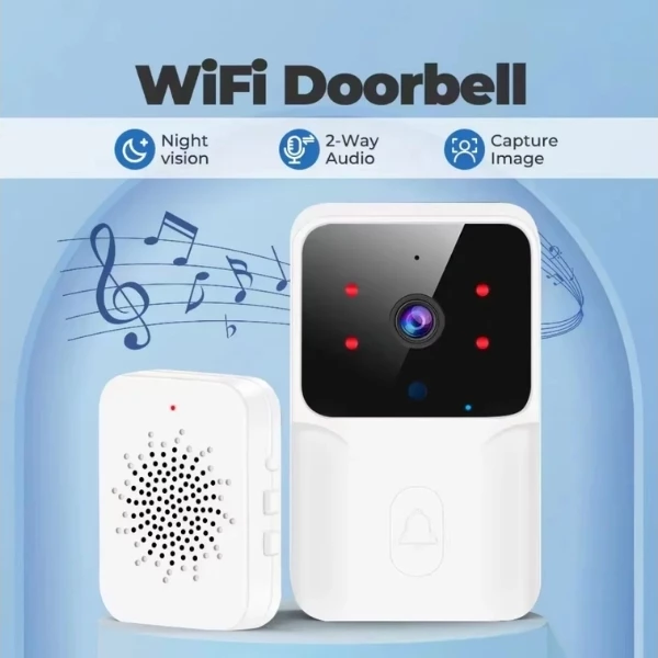Kamerë Doorbell WiFi me Video dhe Detektim Lëvizjeje Smart