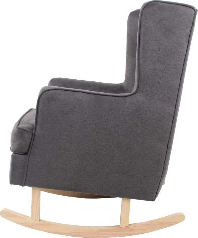 Karrige lëkundëse Grandma, ngjyrë gri, 72x97x100